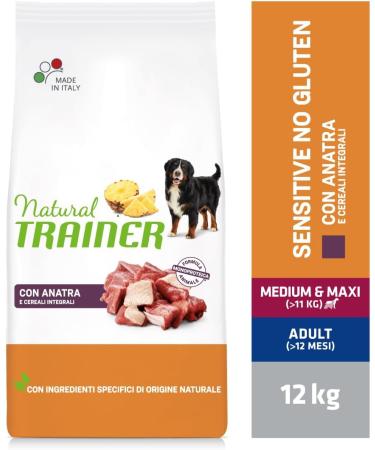 Natural Trainer Sensitive Gluten Free Adult Dog Food with Duck - 12 kg - Buy Online on GoSupps.com