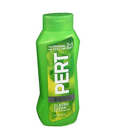 Pert Classic Clean 2 In 1, For Normal Hair 25.4 oz (Pack of 2)