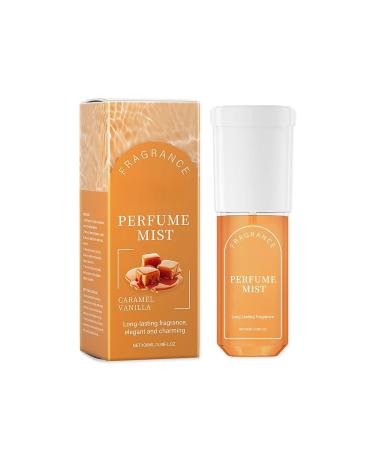Brazilian Spray Fruity Fragrance Perfume Mist Hair & Body Fragrance Mist Brazilian Fragrance Perfume for Women Eau de Toilette Day or Night Spray (Brazilian Jasmine) (Caramel Vanilla)