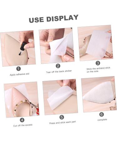 FRCOLOR Forefoot Anti-Slip Stickers & Sole Protectors | Non-Slip Rubber Mats for Vintage Tableware - 25x10cm - Buy Online on GoSupps.com