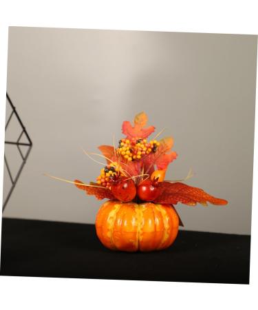 AOKWAWALIY 2pcs Pumpkin Ornaments Sunflower Ornament Simulation Halloween Pumpkin Realistic Pumpkin Photography Prop for Halloween Decor Simulation Pumpkin Household Potted Plant Foam - Buy Online on GoSupps.com