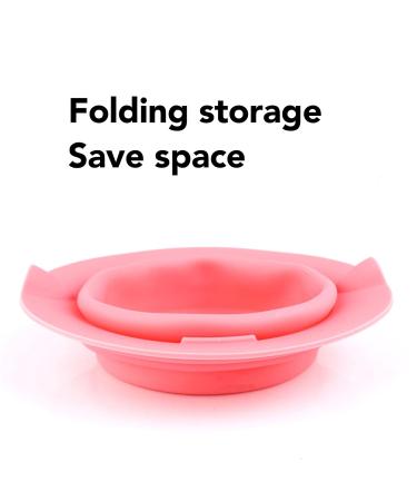 Buy Pink Wax Warmer Bowl & Pot Set - 2 Pack Silicone for Home Use | International Shipping Available - Buy Online on GoSupps.com