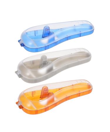 Vintorky 3 pieces box razor storage box razor carrier bag razor protector case cover portable travel box.Storage box razor shaver razor protection man stk shaving case