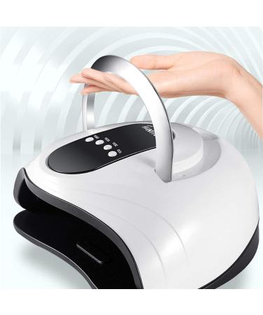 Sunrich 120W UV Gel Nail Lamp LED Nail Light Fast Dryer - Portable White with 4 Timers & Automatic Sensor - Buy Online on GoSupps.com