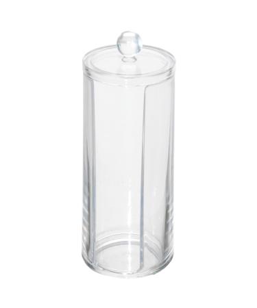 Fantasia cotton pad stand with lid acrylic empty height 20.5 cm (1 x 1 piece)