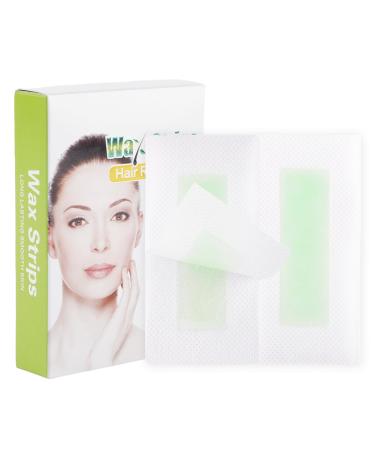 40pcs Wax Strips for Hair Removal Body Wax Strips Practical Hair Removal Gentle to Skin Wax Strips for Legs Face Arm Body