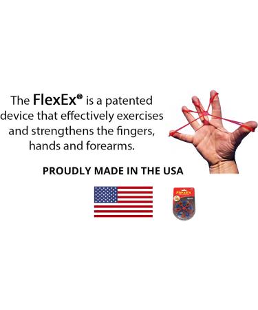 FlexEx Sport Hand Exerciser | Patented Finger Strengthener - Buy Online on GoSupps.com