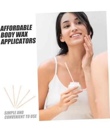 Hapinary Wax Bar - 100 Wax Pencils for Hair Removal | Wooden Applicators for Nose & Body Hair Cutting | Best Waxing Sticks Online - Buy Online on GoSupps.com