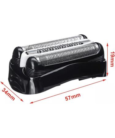 32B Replacement Shaver Head Electric Shaver Foil Razor Head for Replacement Braun S3 Shaver Head Mens Head Shaver for 3010s 320S 330S 340S 370cc 390cc-4 3000s 3040s (32B) - Buy Online on GoSupps.com