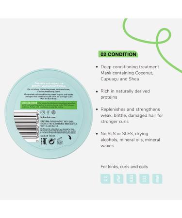 Imbue Curl Restoring Intensive Mask 10.1 fl oz - Vegan Protein Deep Conditioner for Curly Hair - Buy Online on GoSupps.com