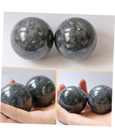 Minkissy 6-Piece Natural Jade Fitness & Rehabilitation Balls | Massage & Trigger Balls for Seniors | Baoding Health Balls for Elderly Wellness - Buy Online on GoSupps.com