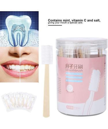 SUNGOOYUE Bamboo Handle Maternity Toothbrush Set for Pregnant Women - 30pcs Lemon Flavor Eco-Friendly Dental Care - Buy Online on GoSupps.com