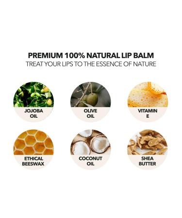 Kind Lips Lip Balm - Georgia Peach Flavor | Nourishing & Moisturizing with Shea Butter & Vitamin E | 0.15 Oz (Pack of 2) - International Shipping Available - Buy Online on GoSupps.com