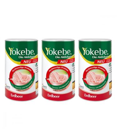 Yokebe strawberry powder 3x500 g
