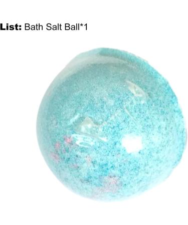 BESUFY Handmade Bath Bomb Ball - Smoothing Skin, Stress Relief, Exfoliating, Moisturizing, Aromatherapy Bubbles - Blue - Buy Online on GoSupps.com