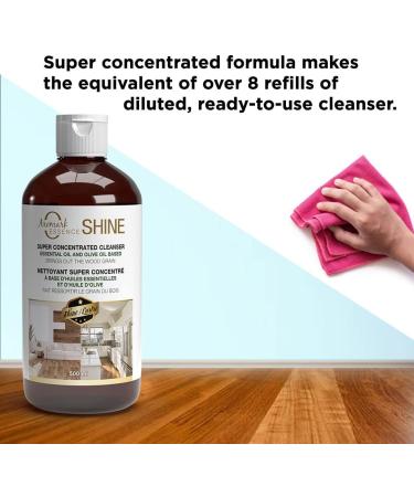 Aromarkessence SHINE multipurpose concentrated Household floor Cleanser bathroom cleaner countertop | Essential oil Unique Fresh Scent 500 ML/17 Oz - Buy Online on GoSupps.com