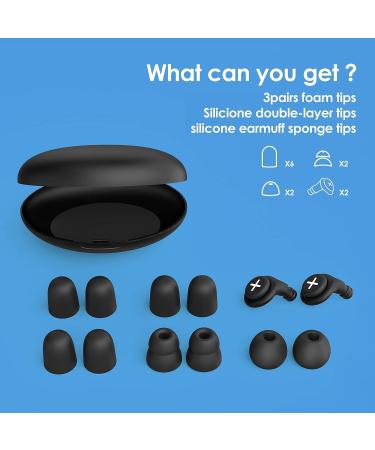 Beszeith Soft Foam Ear Plugs - Noise Reduction & Hearing Protection for Sleep, Work, Concerts - Reusable Silicone for Motorcycle & Snoring - Black - Buy Online on GoSupps.com