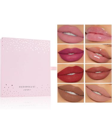 12 Colors Matte Liquid Lipstick Long Lasting Moisturizing Makeup Supplies for Women Girls - Buy Online on GoSupps.com