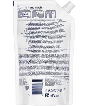  Dove 10 x DOVE Savon Liquide Fresh Touch Recharge 500 ml - Buy Online on GoSupps.com