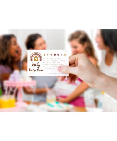 Baby Shower Games Set: Measure Mommy's Belly & Advice Cards - Fun Mommy Belly Size Game Kit (NIU-K03) - Buy Online on GoSupps.com