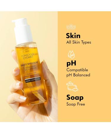 Face Cleanser & Makeup Remover Oil | 100% Natural Plant-Origin | Fragrance & Cruelty Free | Removes SPF & Impurities | 100 ml - Buy Online on GoSupps.com