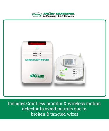 Smart Caregiver Economy Elderly Monitoring System - Best Fall Prevention Device with Wireless Monitor & Motion Sensor - Buy Online on GoSupps.com