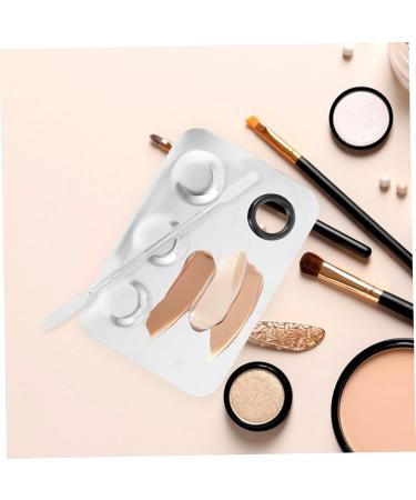 3 ensembles Palette de M lange Manucure Acier Inoxydable avec Spatules Outils DIY Nail Art pour Salons et Usage Personnel - Buy Online on GoSupps.com