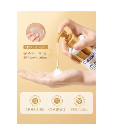 dPois 1Pc 300g Natural Body Lotion Smooth Lightweight Non Greasy Daily Moisturizing Cream for Dry Skin Long Lasting Hydration White One Size One Size White - Buy Online on GoSupps.com