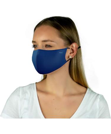 Buy P.A.C. Lightweight 2-Pack Premium Community Masks | Washable Reusable Oeko-Tex Certified - Blue & Total Black - Buy Online on GoSupps.com