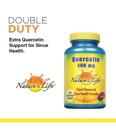 Nature's Life Bromelain Sinus Ease 1200mg with Vitamin C & Quercetin | Sinus Support & Immune Function | 100 Vegetarian Capsules - Buy Online on GoSupps.com