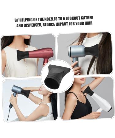 PLAFOPE 4pcs Hair Dryer Accessories Dryer Parts Hairdryer Narrow Nozzle Blow Dryer Attachment Plastic Black - Buy Online on GoSupps.com