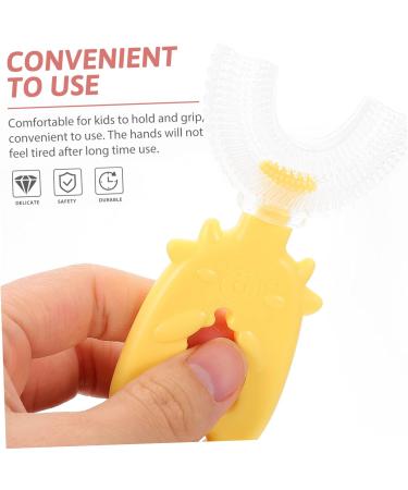 FOMIYES 24-Pack U-Shaped Children's Toothbrushes | Best Kids Toothbrush for Easy & Effective Dental Care - Buy Online on GoSupps.com