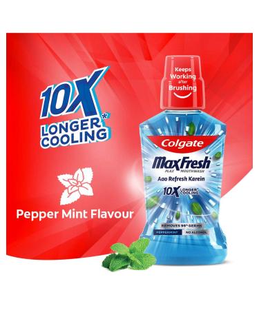 Colgate Plax Peppermint Fresh Mouthwash 250ml - Oral Care Essential - Buy Online on GoSupps.com