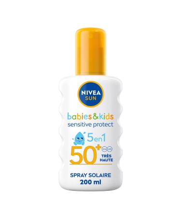 NIVEA Sun Protection Spray Kids Sensitive Protect/Play SPF 50+ 200 ml Sensitive Protect & Play - Buy Online on GoSupps.com