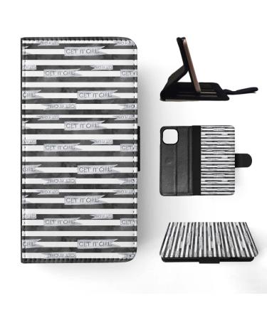 Get It Apple iPhone 14 Case with Card Slots - Girl Planner Design - 2 Pack