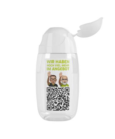 Asvita Pocket-Squeeze 65ml Empty Bottle | Food-Safe Squeeze Bottle for On-the-Go Beverages & Syrups | Ideal for Self-Filling - Buy Online on GoSupps.com