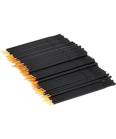 100pcs Disposable Brushes Hard Head Liquid Brush Eyeshadow Brush Makeup Tool - Buy Online on GoSupps.com