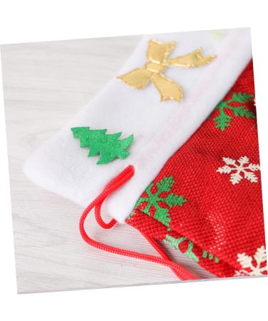 Healvian 3pcs Non-woven Party Fabric Bags Portable Home Handbag Bag Christmas Themed Candy Decorations - Buy Online on GoSupps.com