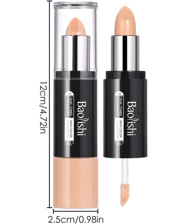 Cream Contours Stick Dual-Ended Full Coverage Wonder Stick | Long Lasting & Waterproof Contours Sticks Kit for Light Skin Face Makeup 2# - Buy Online on GoSupps.com