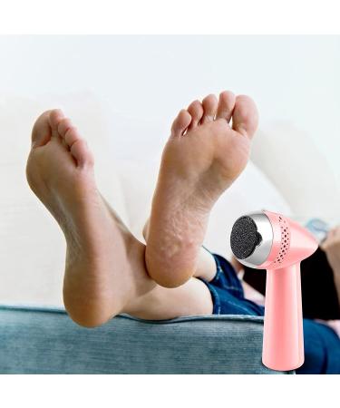 Electric Callus Remover - Lermende Foot File USB Rechargeable Pedicure Tool | 6 Grinding Heads | Professional Foot Care Sander for Cracked Heels & Hard Skin - Pink - Buy Online on GoSupps.com