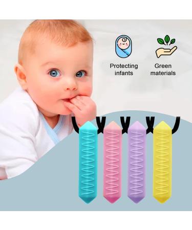 GWAWG 4PCs Sensory Chewing Necklace - Durable Silicone for Autism | Perfect for Kids & Adults - Buy Online on GoSupps.com