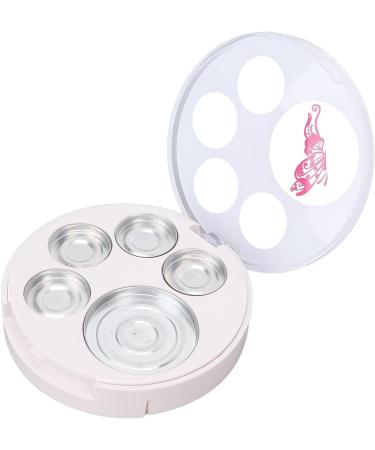 Empty Eyeshadow Plate 5 Grids DIY Refillable Eyeshadow Storage Box for Blush Brow Powder - Buy Online on GoSupps.com