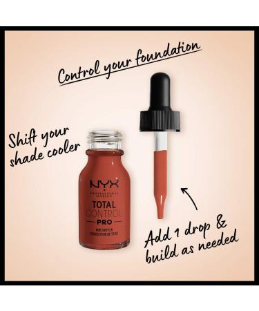 NYX Total Control Pro Drop Foundation - Cool Hue Shifter - Buy Online on GoSupps.com