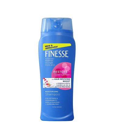 Finesse Restore + Strengthen Moisturizing Shampoo 13 oz (Pack of 6) Moisturize & Repair Dry or Damaged Hair for Soft Healthy Looking Hair Moisturizing 13 Fl Oz (Pack of 6)