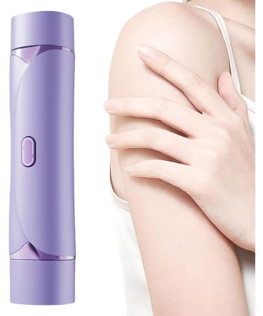 Electric Bikini Trimmer Bikini Trimmer Double Head Cordless Body Hair Personal Hairdresser Facial Remover for Face and Armpit Arm Purple - Buy Online on GoSupps.com