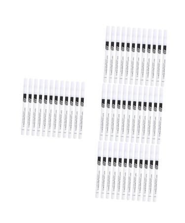 BIUDECO 48 Pcs Eyeliner Pencil Smudge-proof Eye Definer Professional Colored Pencils Liner Stick Wooden Pole