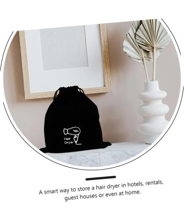 MAGICLULU 6 Pcs Hair Dryer Storage Bag Hair Dryer Drawstring Bag Hot Mini Bra Fabric Travel Hair Dryer Holder - Buy Online on GoSupps.com