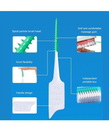 Coniya 150 Pieces Soft Silicone Toothpicks - Dental Floss & Interdental Brushes for Optimal Oral Care - International Shipping Available - Buy Online on GoSupps.com
