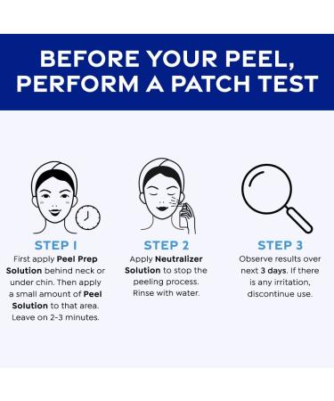 Glycolic Acid Chemical Peel - Professional Strength for Fine Lines, Wrinkles, and Hyperpigmentation - 70% Peel & Basic Kit for Olive & Pale Skin Tones - Buy Online on GoSupps.com