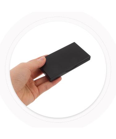 Operitacx Palette de Maquillage Portable Noire Mat 3 Compartiments Godets en Aluminium Compartiment pour Pinceaux Bo te Rechargeable pour Fards Paupi res et Blush Usage Maquillage - Buy Online on GoSupps.com